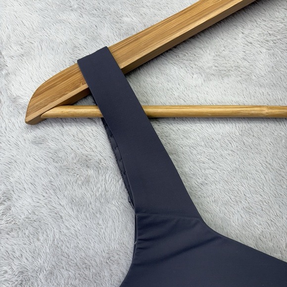 Knix Womens Sports Bra 7 Gray Wireless Lined Comfort HIBRA101 Active Workout Gym - Picture 3 of 13